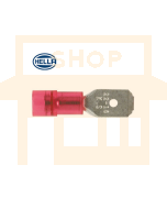 Hella PC Insulated Male Blade Terminals - Red (Pack of 10) (8209) 