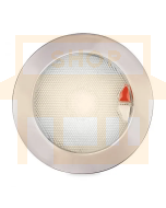 Hella 2JA980630011 EuroLED Touch 150 Down Lights White Plastic Rim - White/Red Light