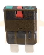 Hella Manual-Reset Circuit Breaker - 25A, 10-28V DC (8735)