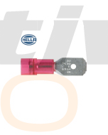 Hella PC Insulated Male Blade Terminals - Red (Pack of 10) (8209) 