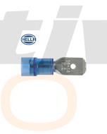 Hella PC Insulated Male Blade Terminals - Blue (Pack of 10) (8218) 