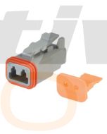 Hella Mining 9.HM4940 2-Way Male DT Connector (Incl. Wedge) (Pack of 15)