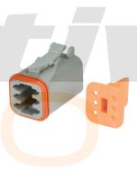 Hella Mining 9.HM4946 6-Way Male DT Connector (Incl. Wedge) - Pack of 10