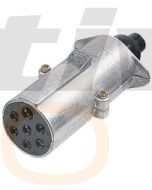 Hella 4908 7 Pole DIN ISO Metal Trailer Plug