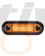 Hella Wide Rim LED Courtesy Lamp - Amber, 24V DC (95951053)