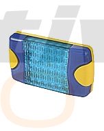 Hella Mining HM95903760 DuraLed M-Series High Intensity Warning Beacon - Narrow Beam Bare Wire, Blue