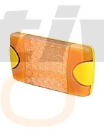 Hella Mining HM95903710D DuraLed M-Series High Intensity Warning Beacon - Narrow Beam DT Plug, Amber