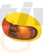 Hella Mining HM2053PC DuraLED Marker Lamp Bare Wire -  Red/Amber Side Marker 