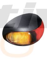 Hella DuraLED Nylon Side Marker - Red / Amber Illuminated (2053GMD)