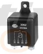 Hella 3062 High Capacity Normally Open Relay - 4 Pin, 24V DC