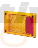 Hella Jumbo LED Rear Direction Indicator Module - Inbuilt Retro Reflector (2138)