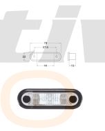 Hella LED Front Position / Outline Lamp - White (Pack of 4) (2055BULK) 