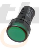 Hella LED Pilot Lamp - Green, 12V AC/DC (2717)