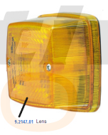 Hella Lens Amber to suit Hella 2147 (9.2147.01) 