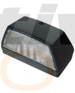 Hella Licence Plate Lamp - Black, 12V (2553) 