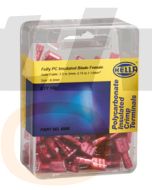 Hella PC Fully Insulated Female Blade Terminals - Red (Pack of 100) (8506)