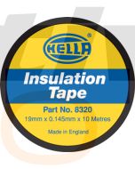 Hella PVC Electrical Insulation Tape - Black, 10m (8320)