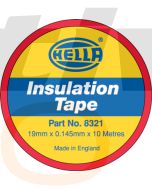 Hella PVC Electrical Insulation Tape - Red, 10m (8320)