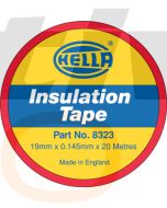 Hella PVC Electrical Insulation Tape - Red, 20m (8323)