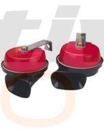 Hella Scroll Horn - Twin Tone, 12V DC (Set of 2) (6004) 