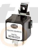 Hella 3016LED1 Solid State Electronic Flasher Unit - 3 Pin, 12V DC