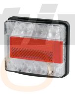 Hella Submersible LED Rear Combination Lamp with Licence Plate Function - 0.5m Cable (2395)