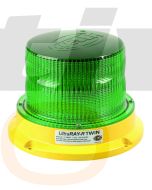 Hella Mining HM500BMAG UltraRAY-R Twin  LED Warning Beacon - Green Direct Mount 