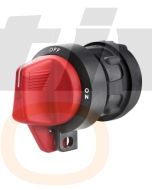 Hella Battery Master Lockout Switch, Red Handle HM7592B