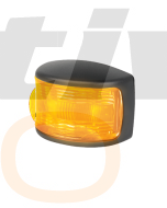 Hella LED Front Position Marker Lamp Amber 12/24V Black Base