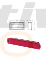 Hella Matrix LED Stop/ Rear Position Lamp - Red, 12V DC (2334)