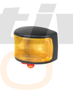 Hella LED Supplementary Side Marker Lamp Amber 12/4V CAB Marker Black